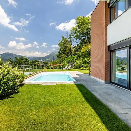 Girandola With Private, Heated Pool Lugano